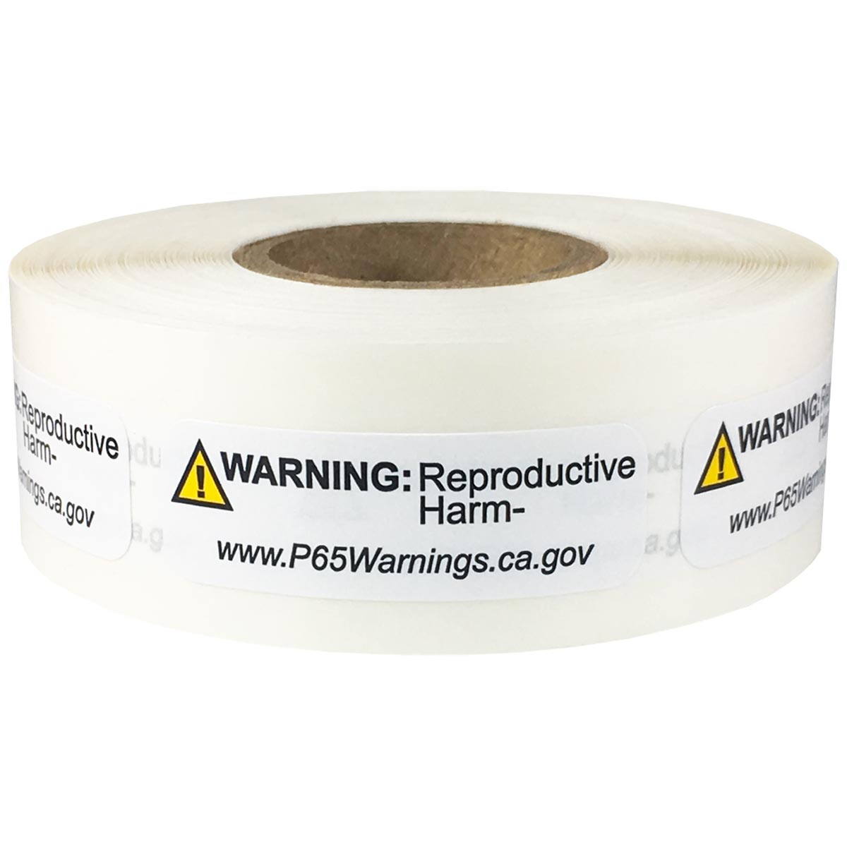 Prop 65 Short Form Reproductive Warning Labels QTY 500