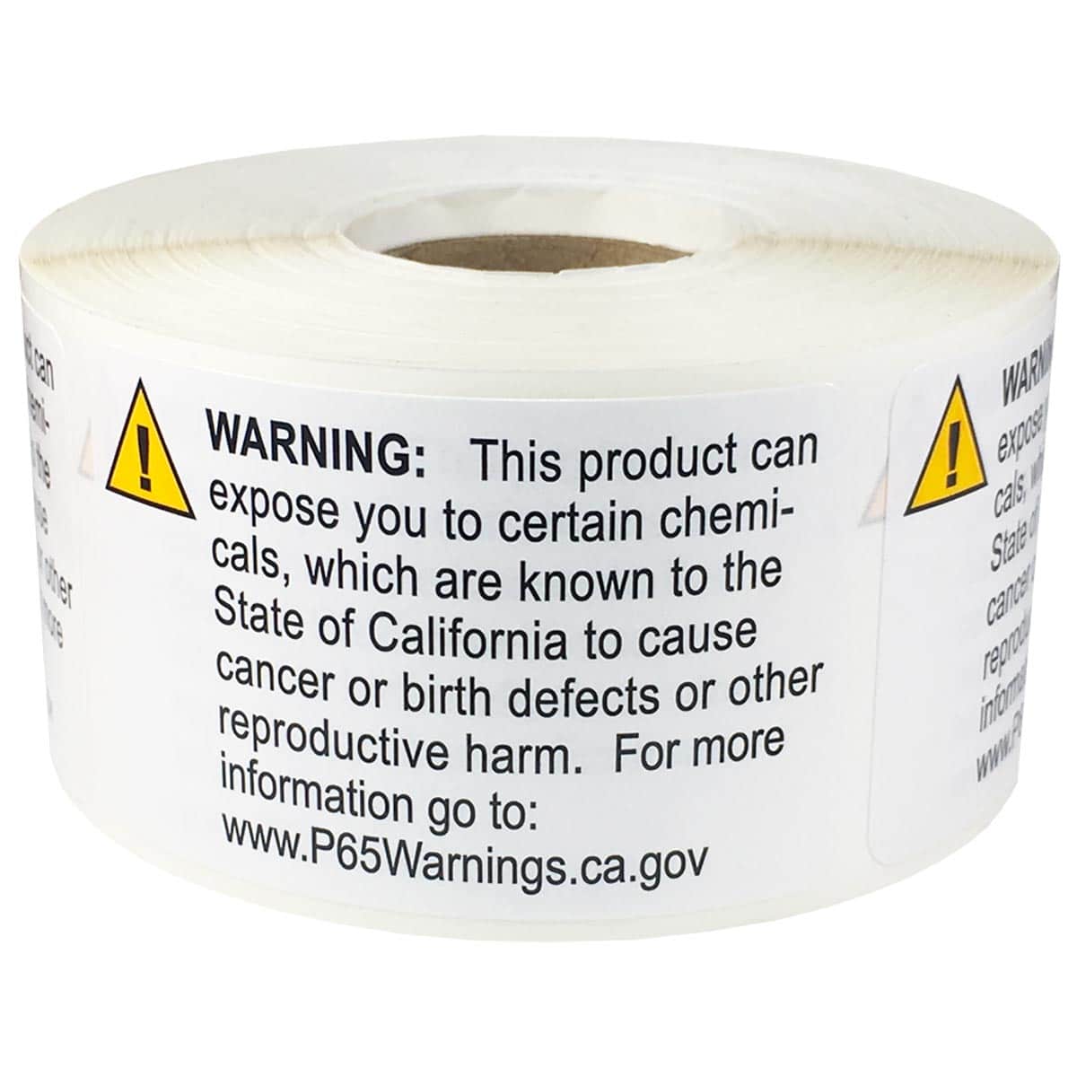 Prop 65 Chemical Exposure Warning Labels QTY 500 Prop 65 Chemical Exposure Warning Labels QTY 500