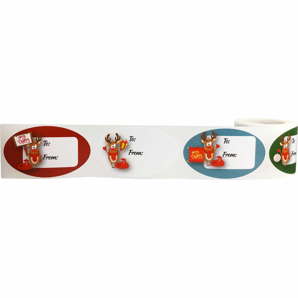 Rudolph the Reindeer Christmas Gift Tags QTY 100 Rudolph the Reindeer Christmas Gift Tags QTY 100