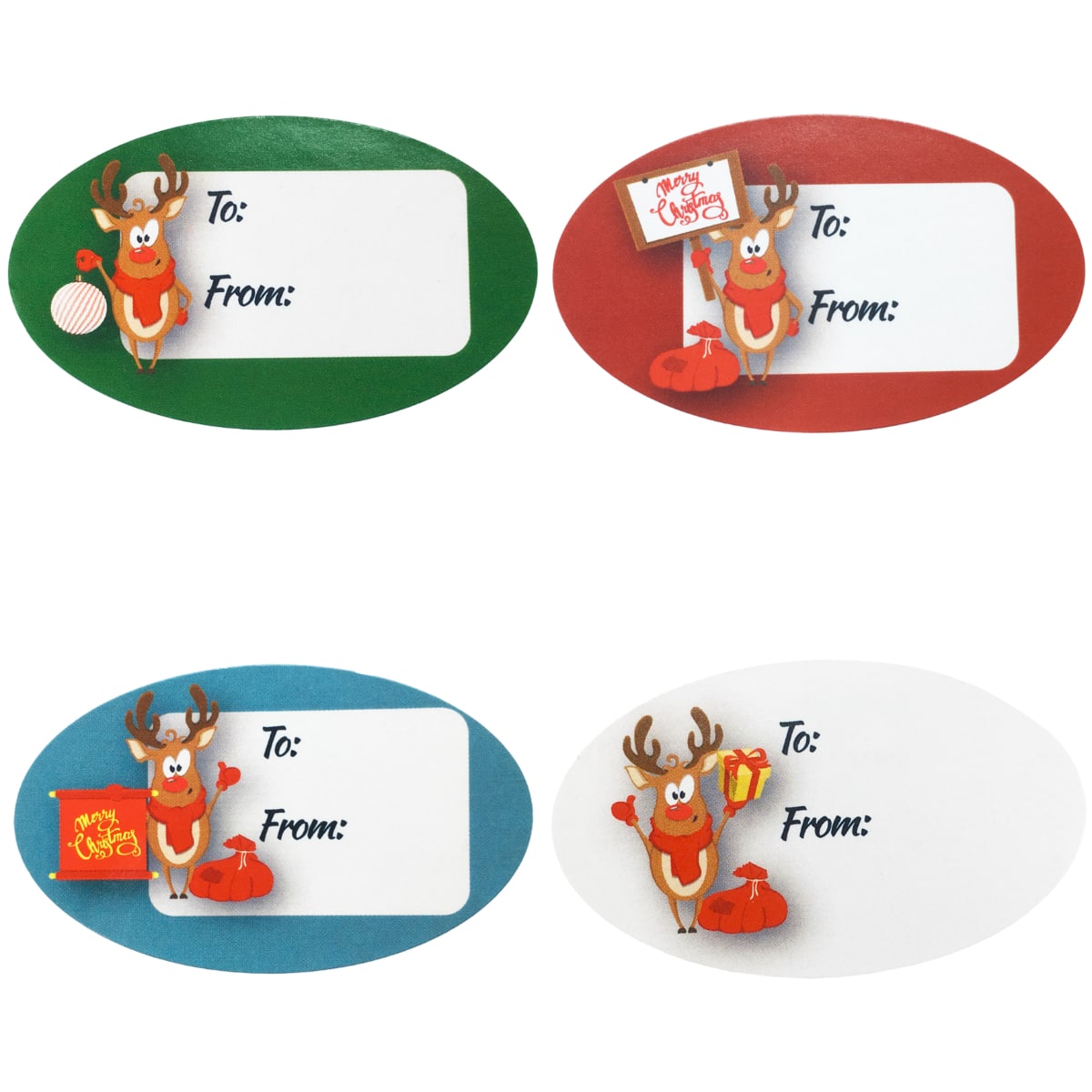 Rudolph the Reindeer Christmas Gift Tags QTY 100 Rudolph the Reindeer Christmas Gift Tags QTY 100