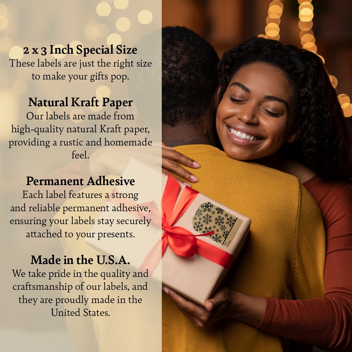 Country Kraft Merry Christmas Gift Tags QTY 25