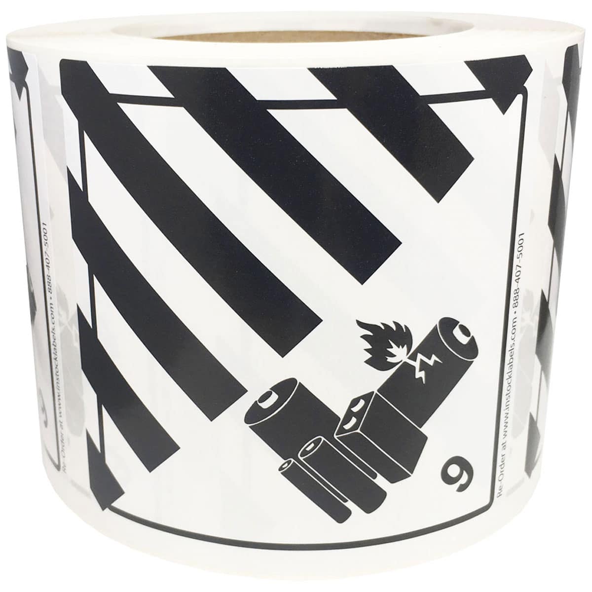 DOT Lithium Battery Hazard Class 9 Labels QTY 500 DOT Lithium Battery Hazard Class 9 Labels QTY 500