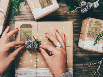 Kraft Vintage Christmas Gift Tags QTY 100