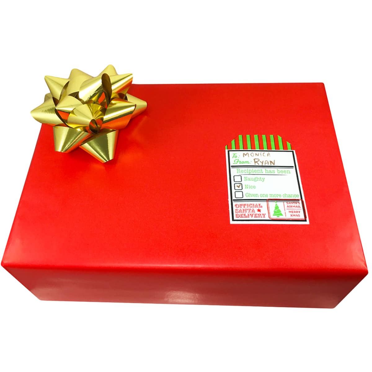 Official Santa Delivery North Pole Gift Tags QTY 100