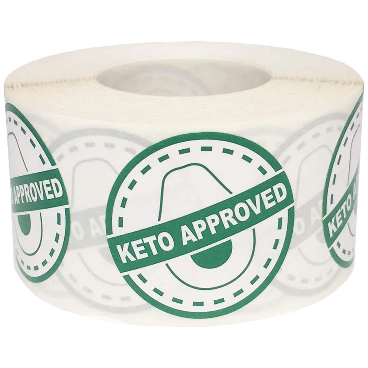 Keto Approved Diet Restrictions Labels QTY 500