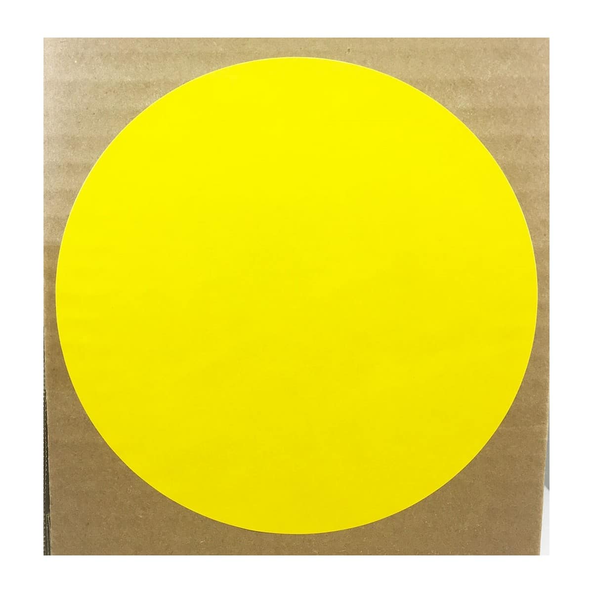 Yellow Stickers Extra Large 6" Round QTY 500 Yellow Stickers Extra Large 6" Round QTY 500