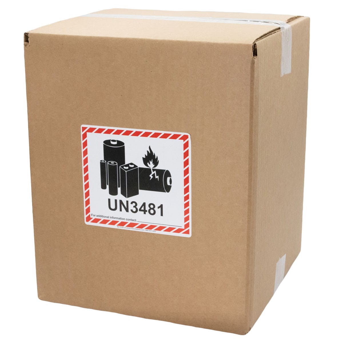 Lithium Ion Battery UN3481 D.O.T. Labels QTY 500 Lithium Ion Battery UN3481 D.O.T. Labels QTY 500