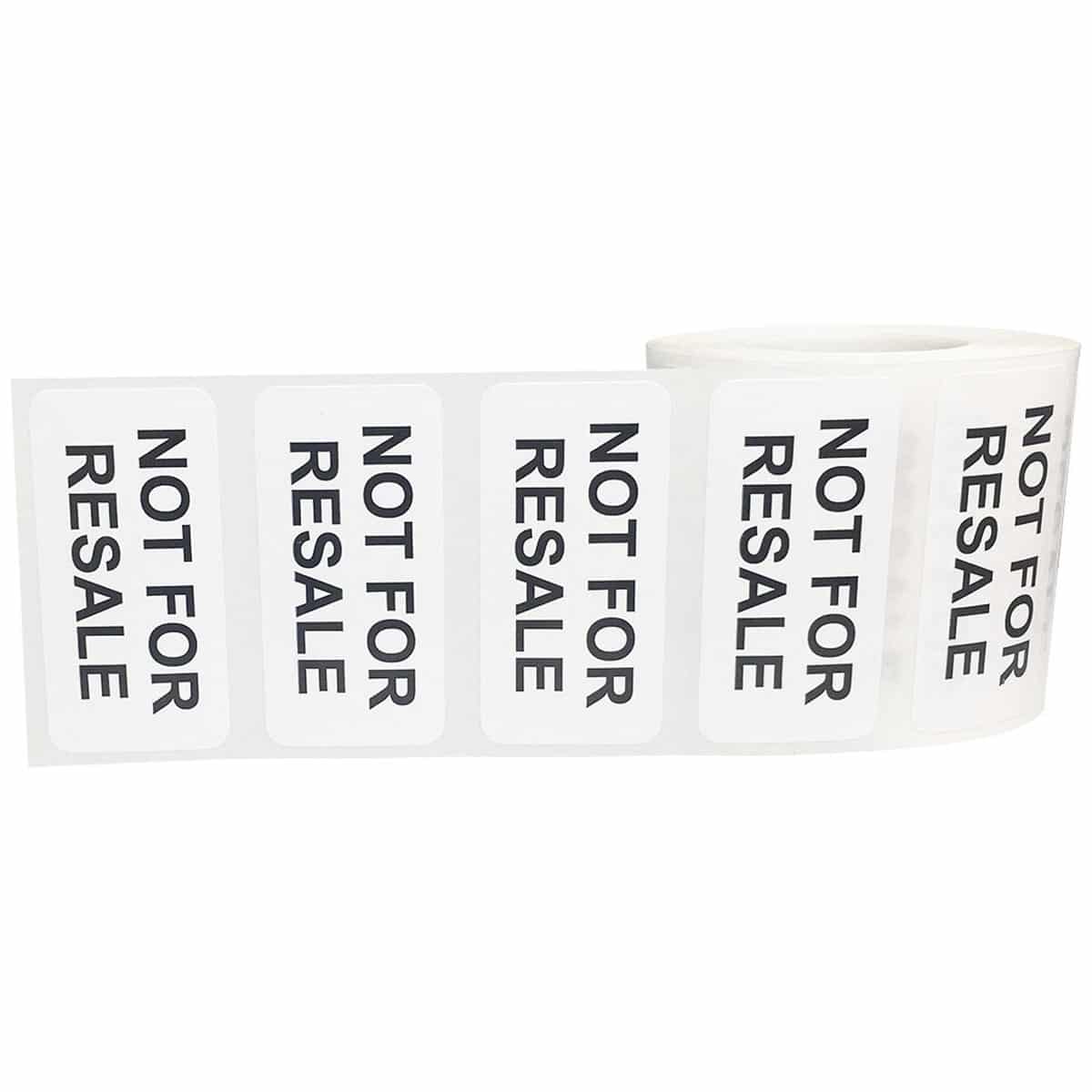 Stickers That Say Not For Resale QTY 500 Stickers That Say Not For Resale QTY 500