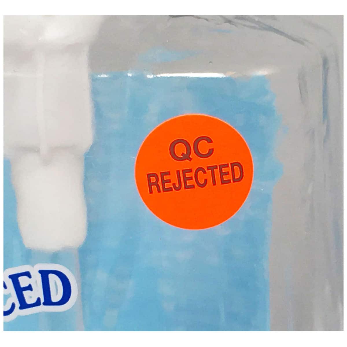 Small QC Rejected Labels for Quality Control QTY 1,000