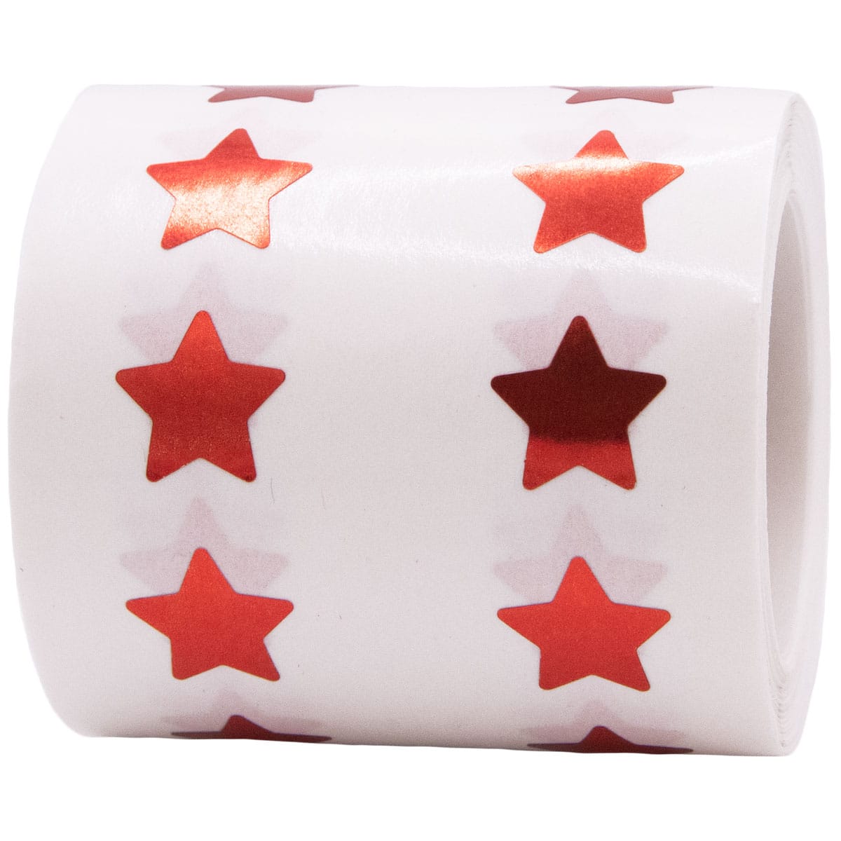 Small Metallic Red Star Stickers 1/2" QTY 500 Small Metallic Red Star Stickers 1/2" QTY 500