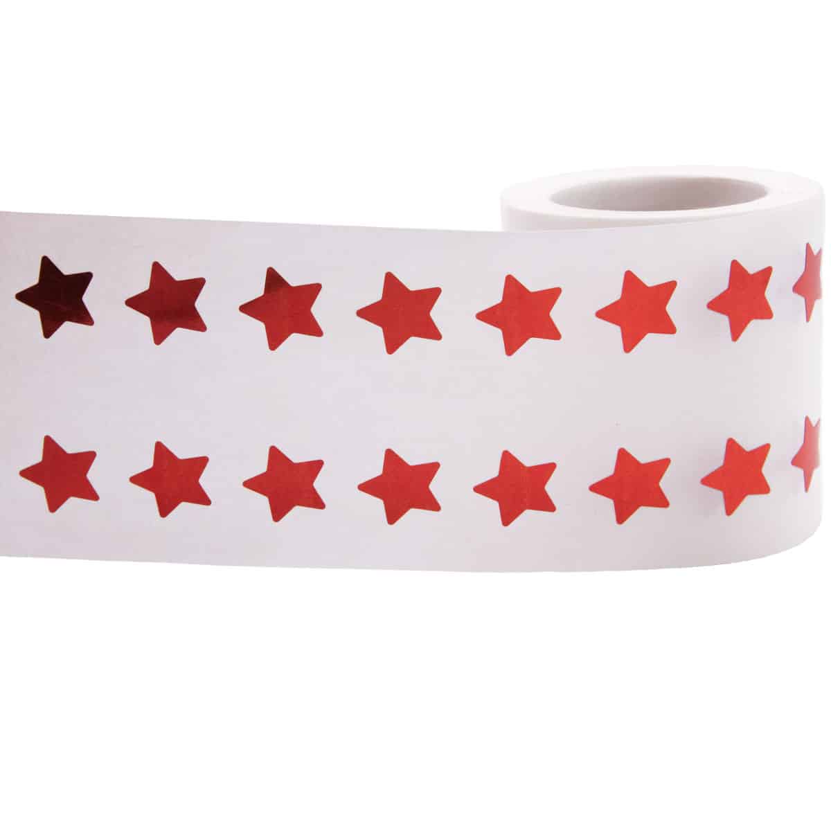 Small Metallic Red Star Stickers 1/2" QTY 500 Small Metallic Red Star Stickers 1/2" QTY 500
