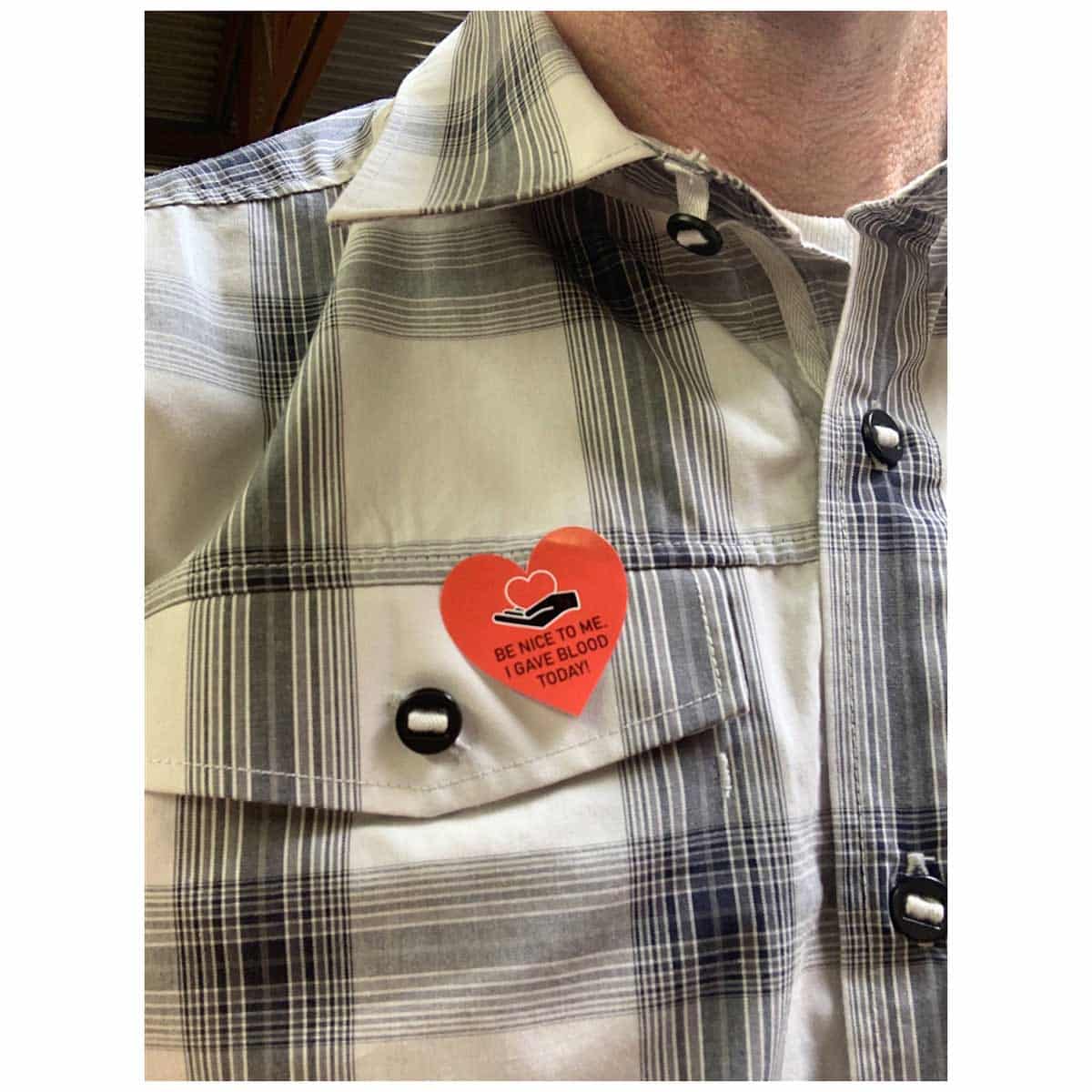 Be Nice to Me I Gave Blood Today! Stickers QTY 500 Be Nice to Me I Gave Blood Today! Stickers QTY 500