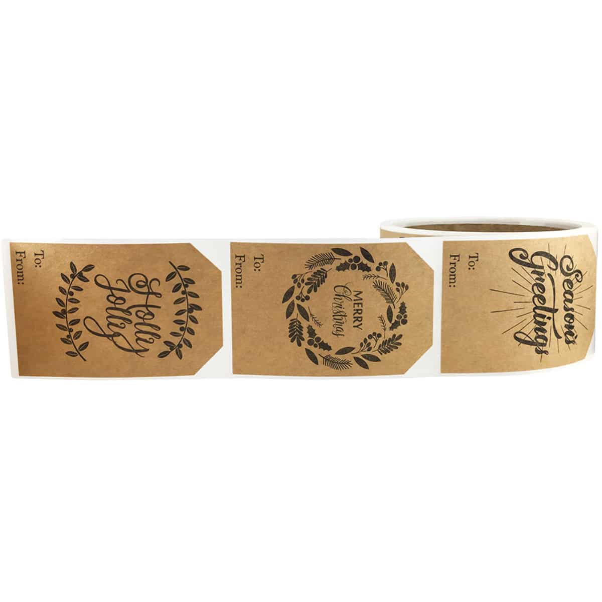 Kraft Farmhouse Style Christmas Gift Tags QTY 100 Kraft Farmhouse Style Christmas Gift Tags QTY 100