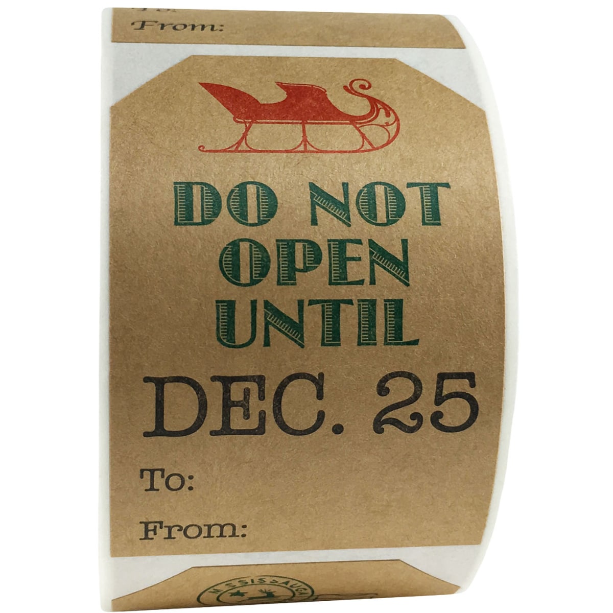 Fun Santa Gift Tags for Christmas Adhesive Kraft Gift Tags QTY 25 Fun Santa Gift Tags for Christmas Adhesive Kraft Gift Tags QTY 25