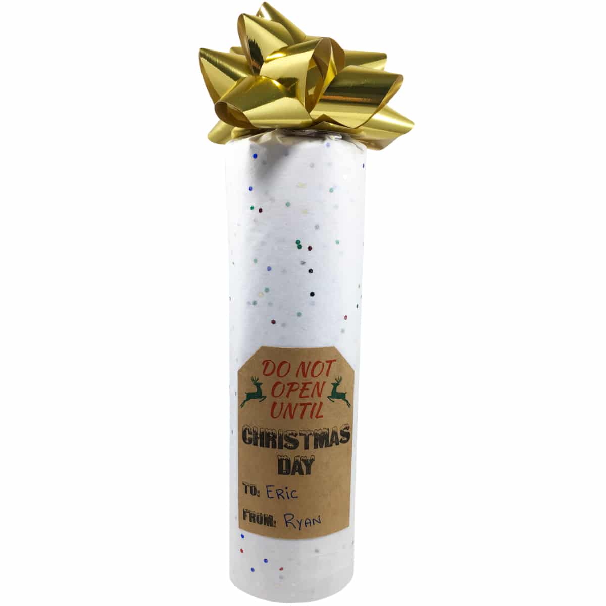 Fun Santa Gift Tags for Christmas Adhesive Kraft Gift Tags QTY 25 Fun Santa Gift Tags for Christmas Adhesive Kraft Gift Tags QTY 25