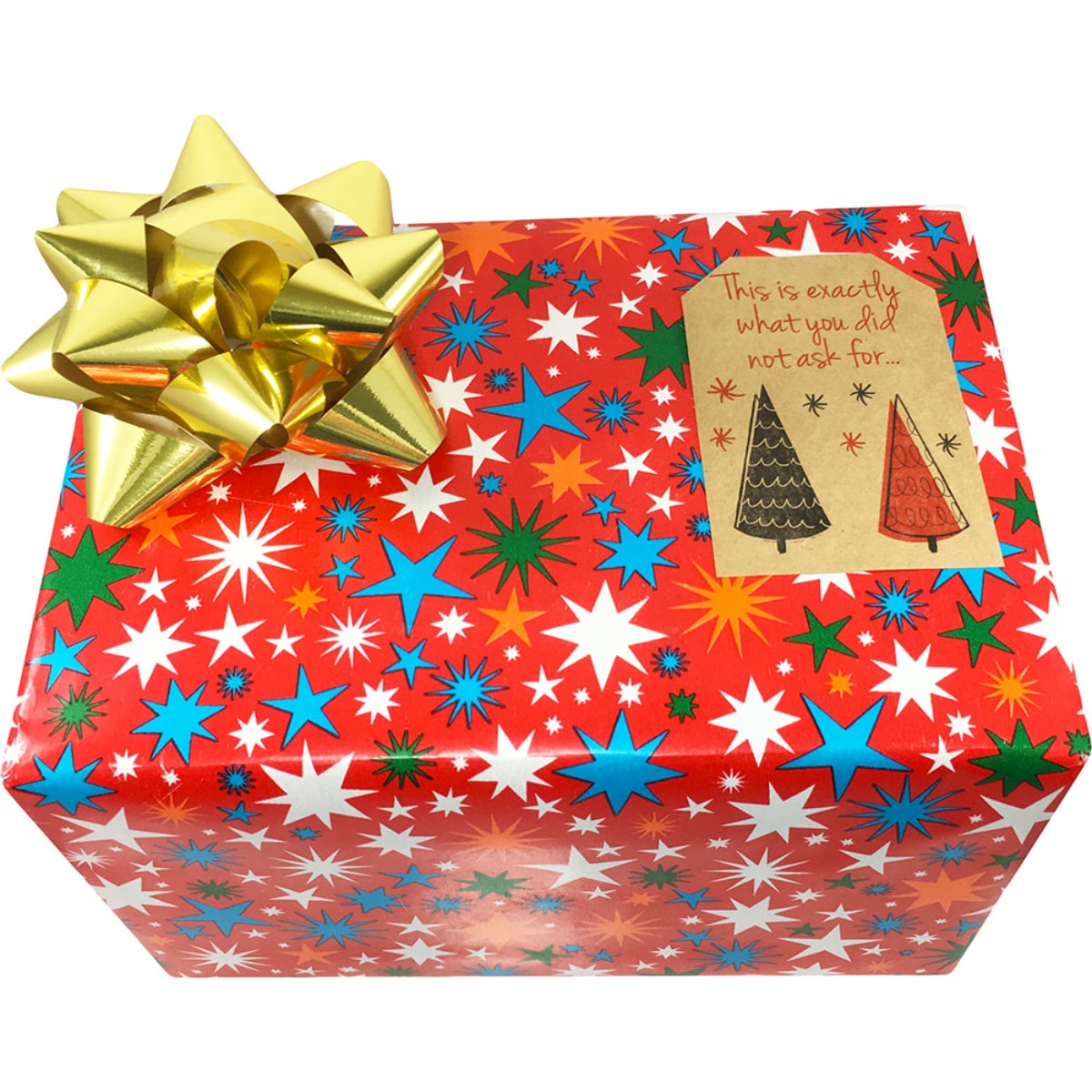 Funny Christmas Gift Tags on Kraft QTY 100 Funny Christmas Gift Tags on Kraft QTY 100