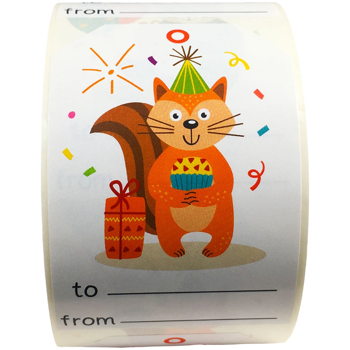 Lil' Animal Happy Birthday Gift Tags QTY 50