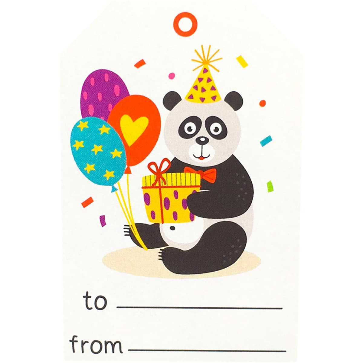 Lil' Animal Happy Birthday Gift Tags QTY 50