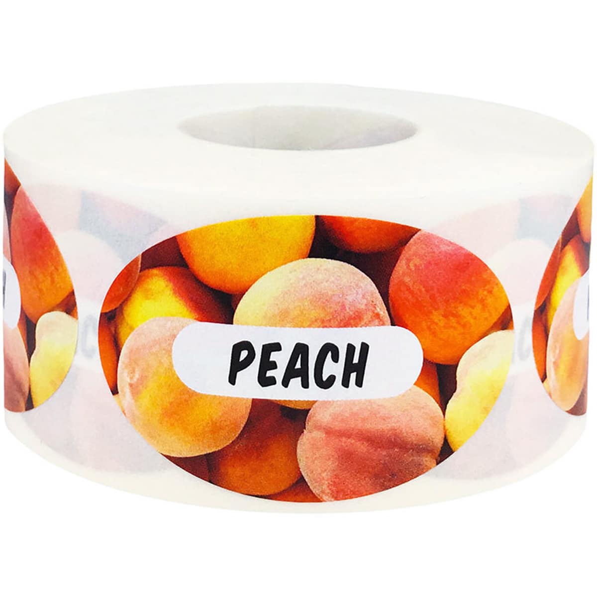Peach Labels with Real Image QTY 500
