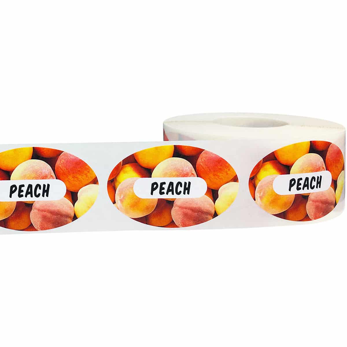 Peach Labels with Real Image QTY 500