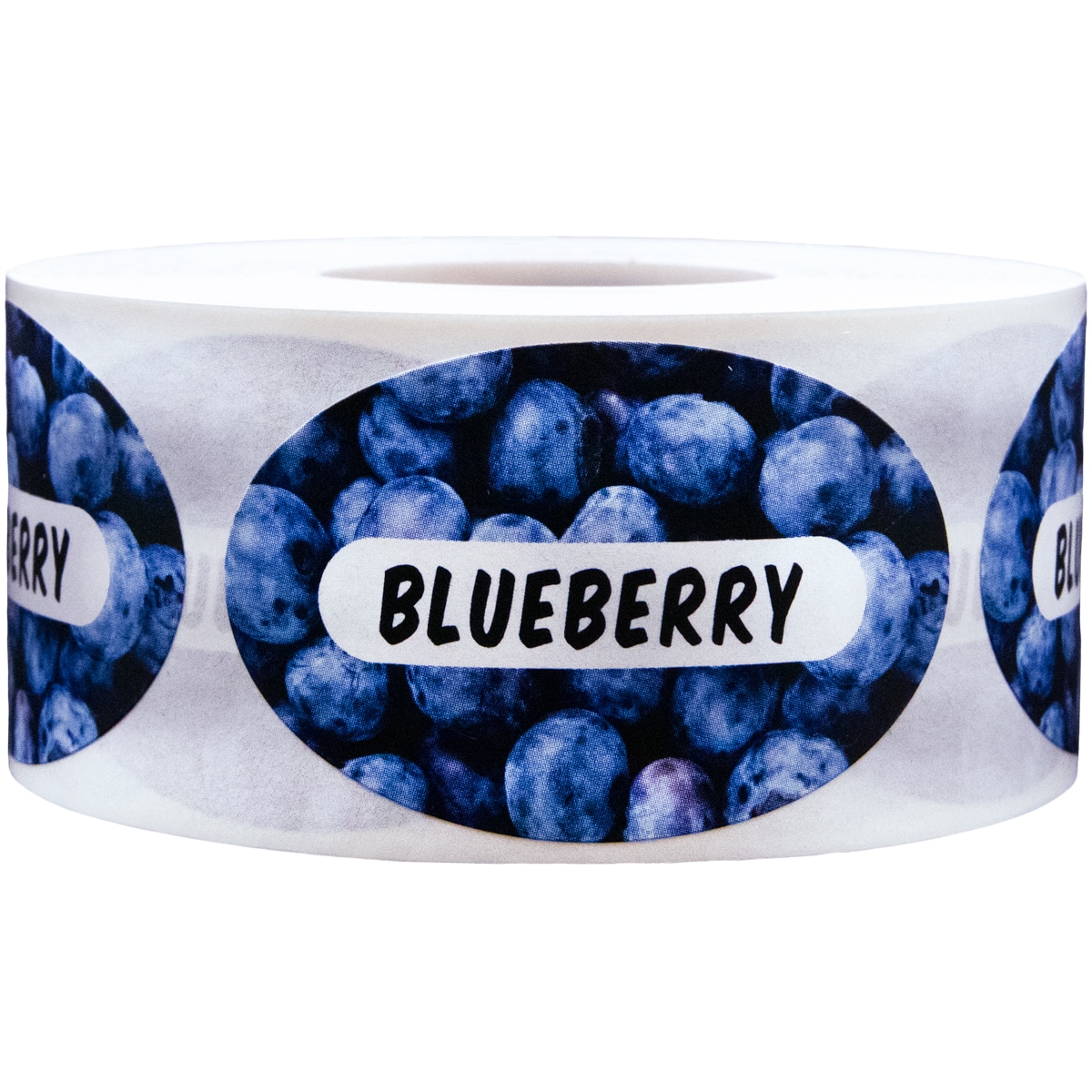 Blueberry Labels with Real Image QTY 500