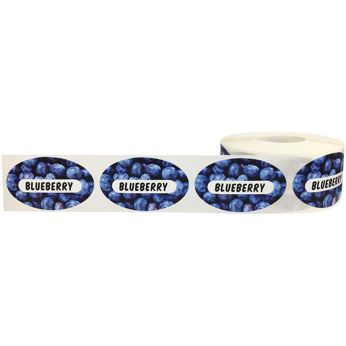 Blueberry Labels with Real Image QTY 500