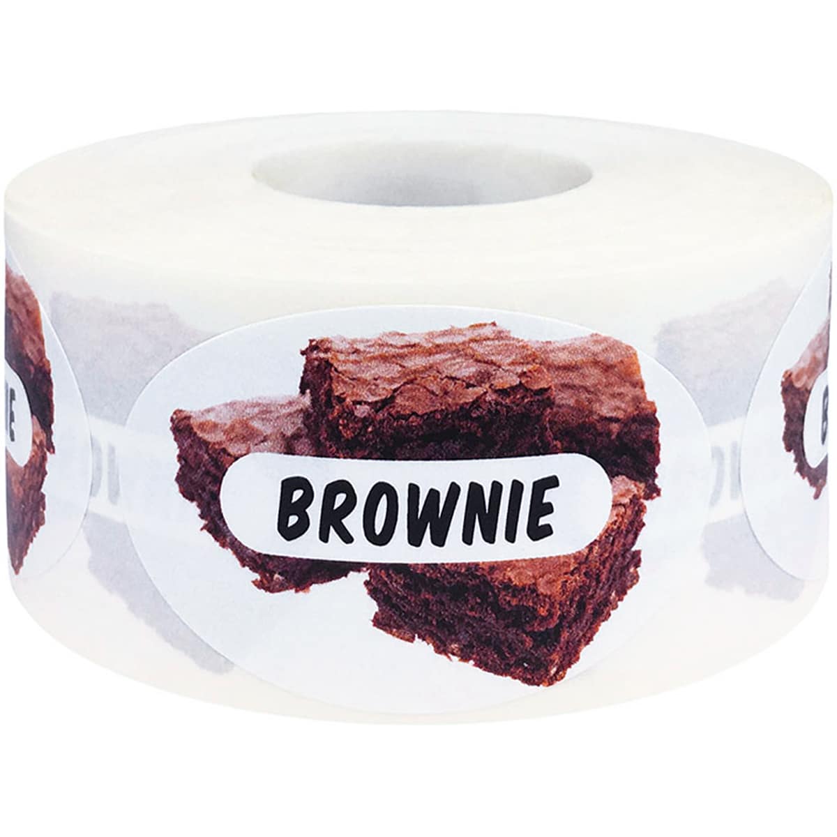 Brownie Labels with Real Image QTY 500 Brownie Labels with Real Image QTY 500