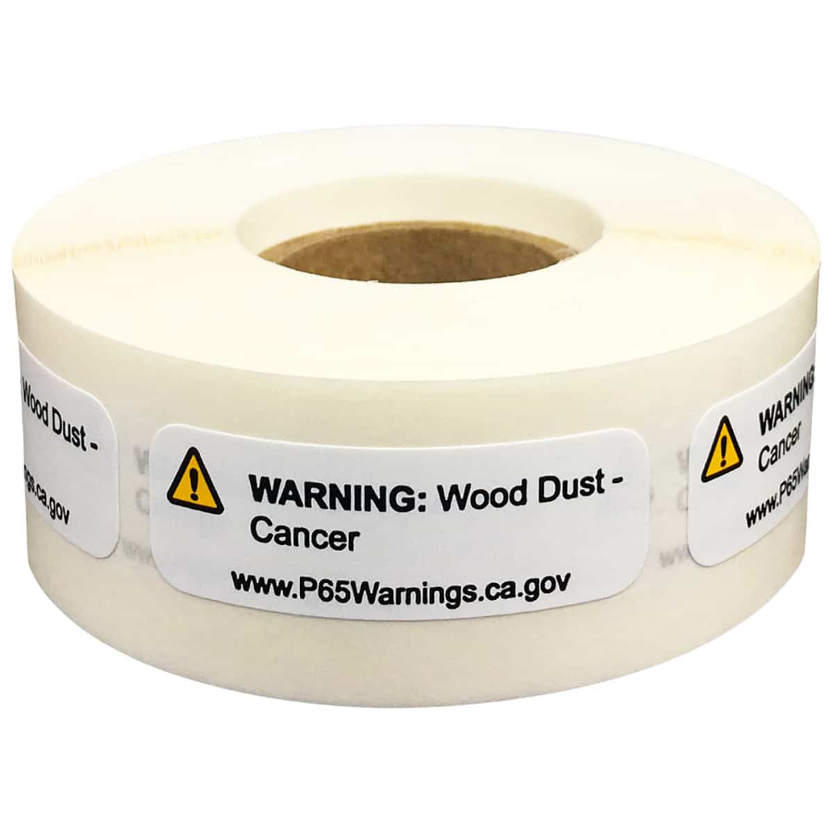 Prop 65 Wood Dust Short Form Warning Requirement Labels QTY 500