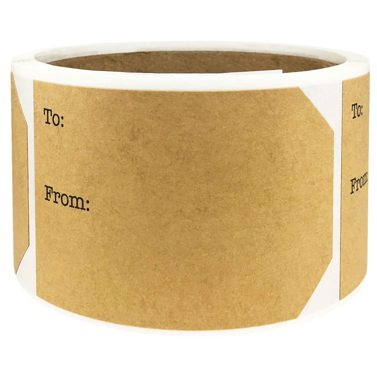 To and From Holiday Kraft Gift Tags for Gift Wrapping QTY 100
