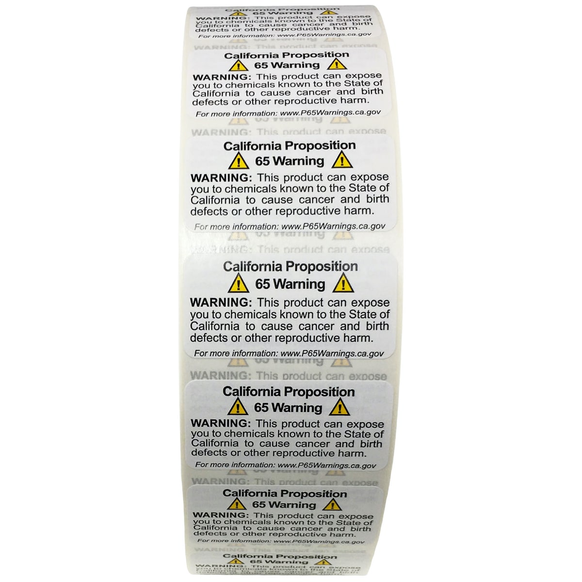 Standard California Prop 65 Labels QTY 5,000 Standard California Prop 65 Labels QTY 5,000