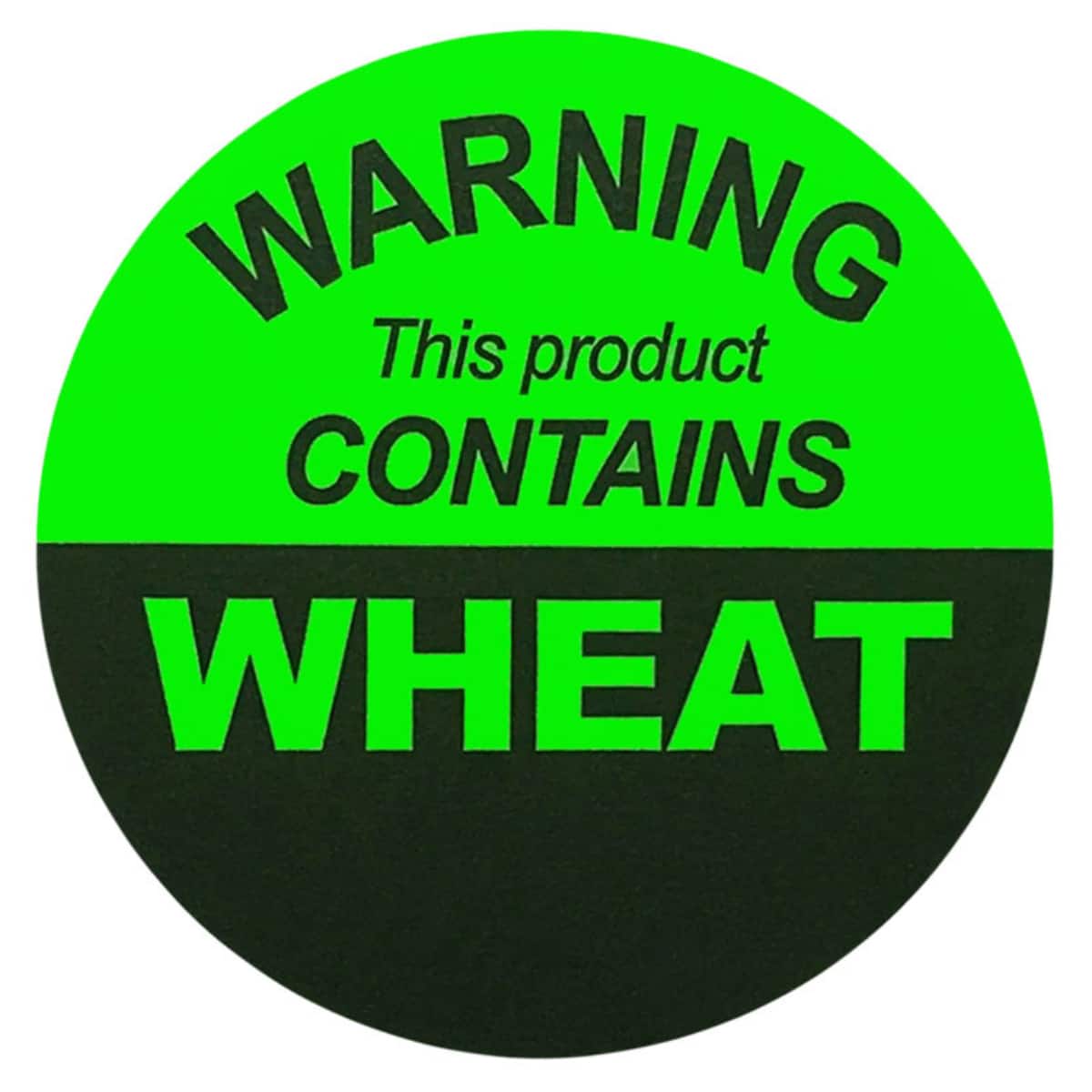 This Product Contains Wheat Allergy Warning Labels QTY 500 This Product Contains Wheat Allergy Warning Labels QTY 500