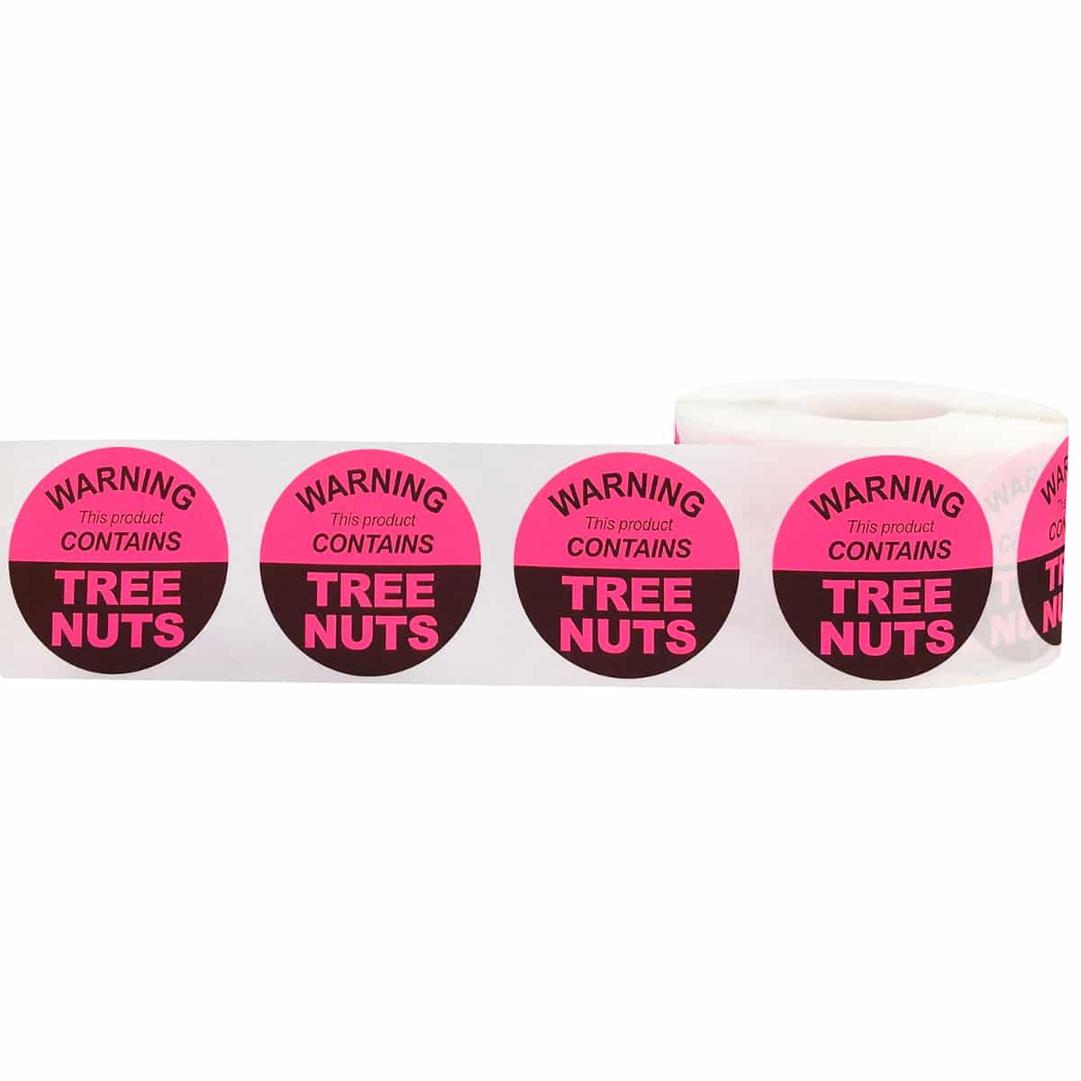 This Product Contains Tree Nuts Allergy Warning Labels QTY 500 This Product Contains Tree Nuts Allergy Warning Labels QTY 500