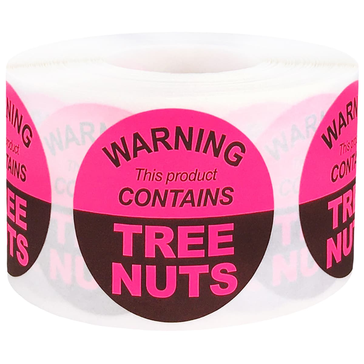 This Product Contains Tree Nuts Allergy Warning Labels QTY 500 This Product Contains Tree Nuts Allergy Warning Labels QTY 500