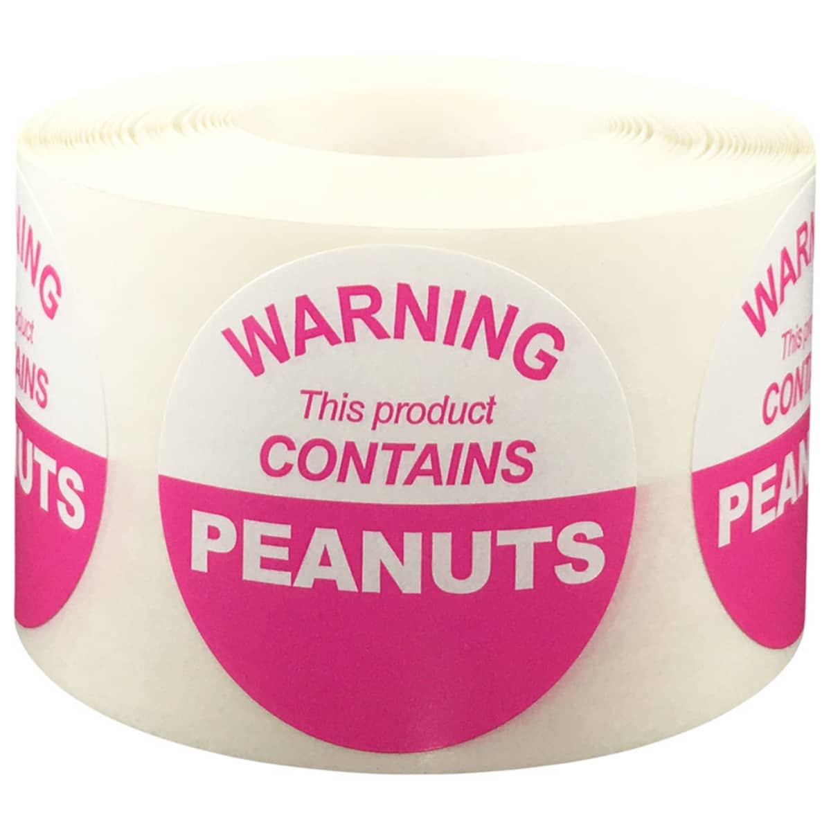 This Product Contains Peanuts Allergy Warning Labels QTY 500 This Product Contains Peanuts Allergy Warning Labels QTY 500