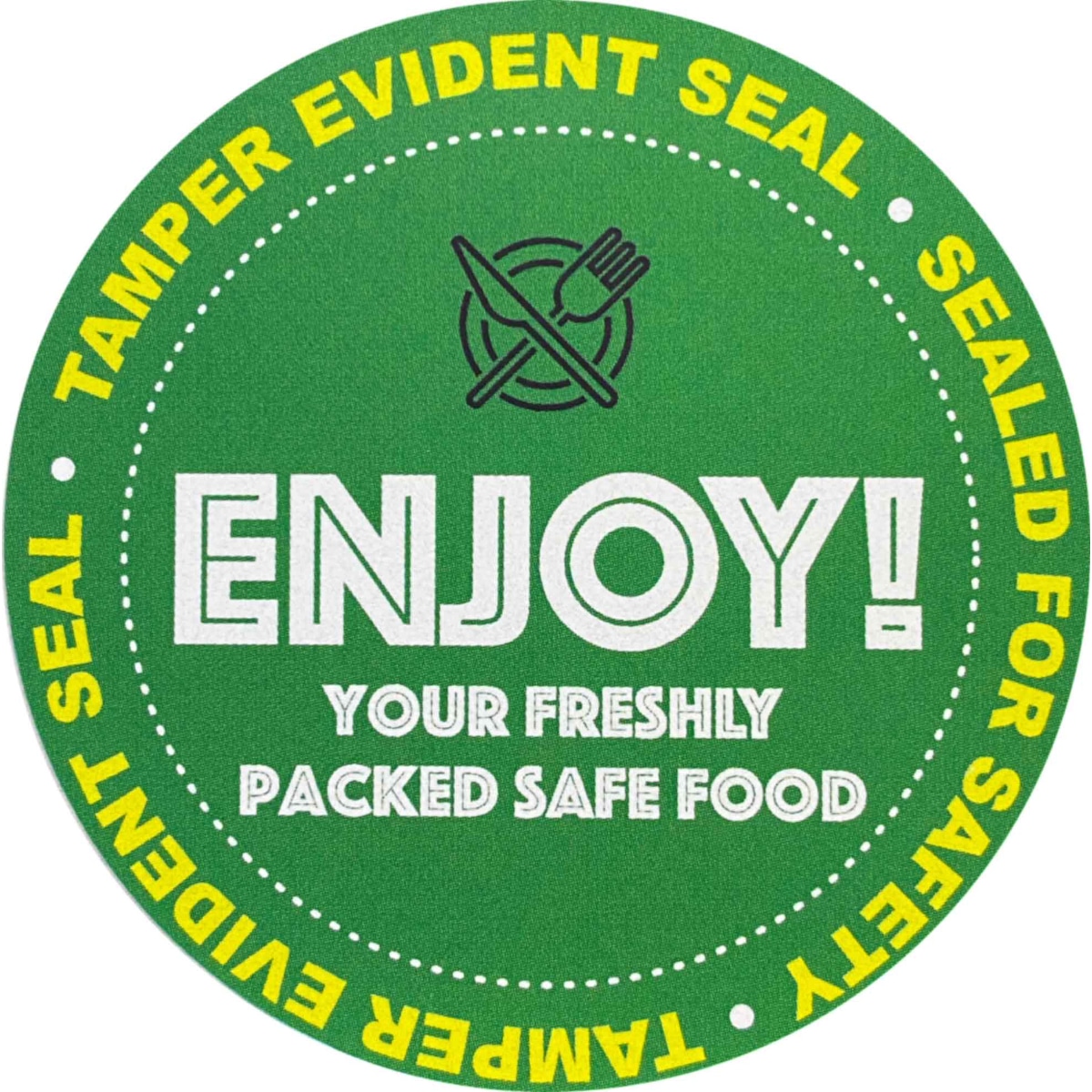 Delivery Tamper Evident Seals | Enjoy Your Freshly Packed Safe Food QTY 500