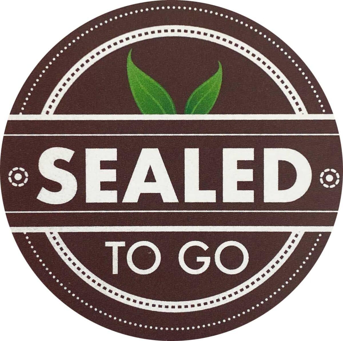 Food Delivery Tamper Labels | Sealed To Go QTY 500 Food Delivery Tamper Labels | Sealed To Go QTY 500