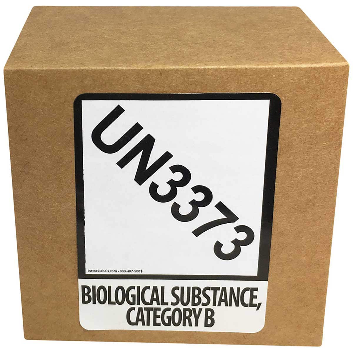 Small UN3373 Labels for Biological Substance | Category B QTY 500 Small UN3373 Labels for Biological Substance | Category B QTY 500
