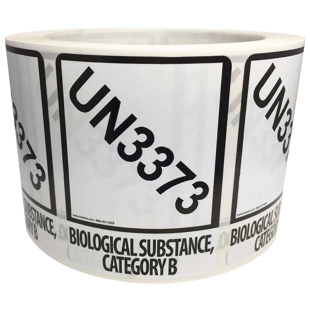 Small UN3373 Labels for Biological Substance | Category B QTY 500 Small UN3373 Labels for Biological Substance | Category B QTY 500