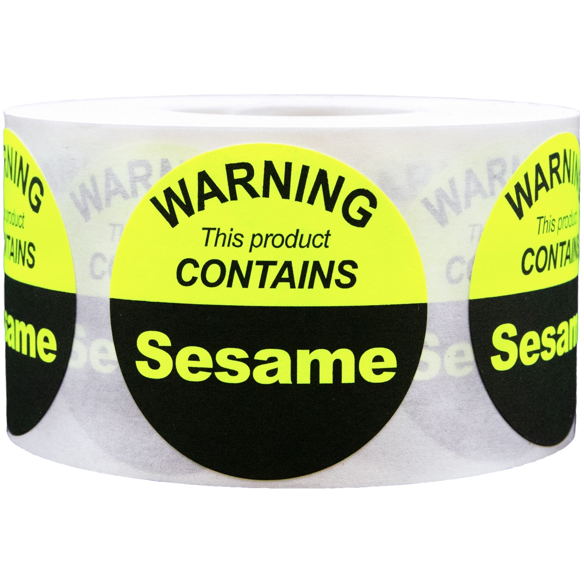 This Product Contains Sesame Allergy Warning Labels QTY 500 This Product Contains Sesame Allergy Warning Labels QTY 500