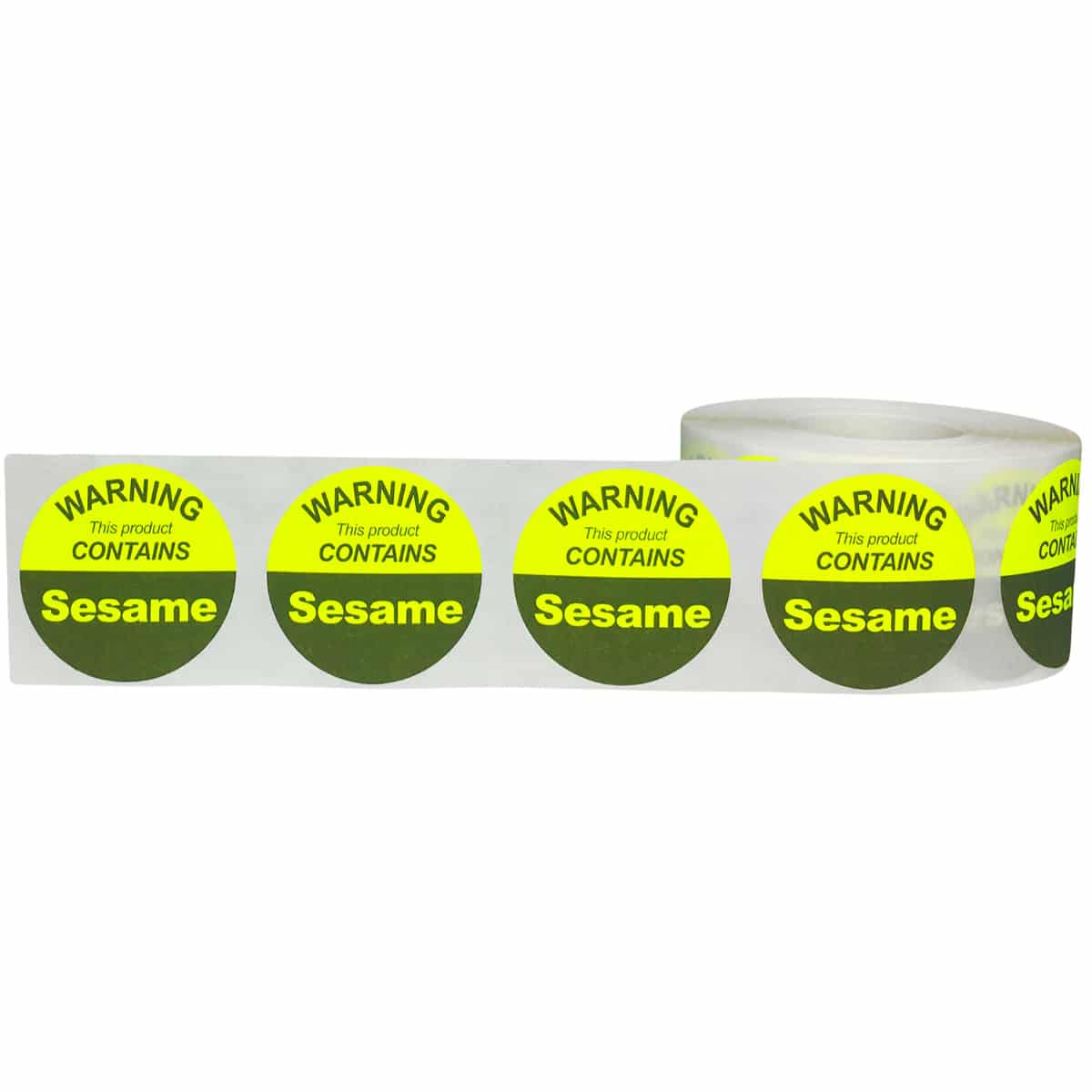 This Product Contains Sesame Allergy Warning Labels QTY 500 This Product Contains Sesame Allergy Warning Labels QTY 500