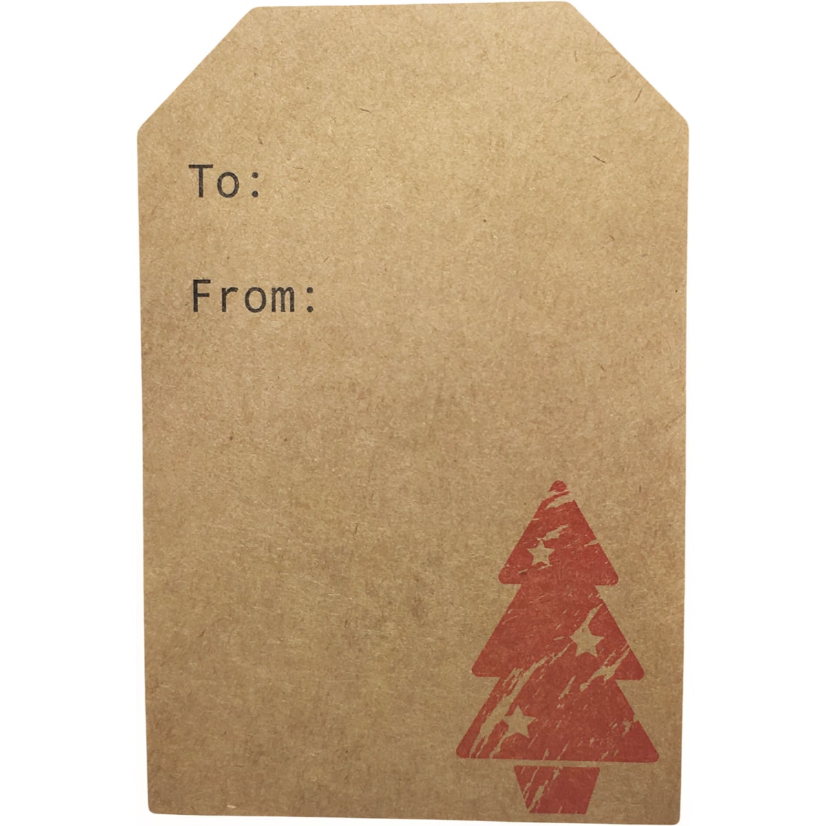 Rustic Christmas Kraft Gift Tags for Gift Wrapping QTY 100