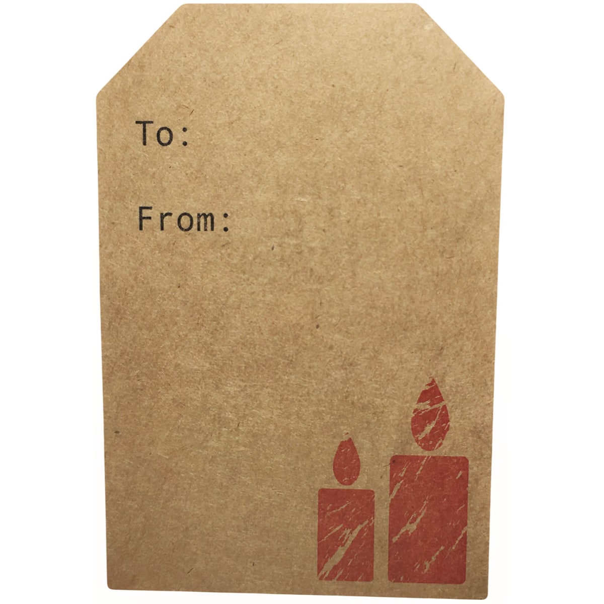 Rustic Christmas Kraft Gift Tags for Gift Wrapping QTY 100