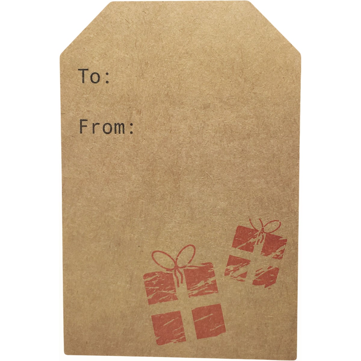 Rustic Christmas Kraft Gift Tags for Gift Wrapping QTY 100