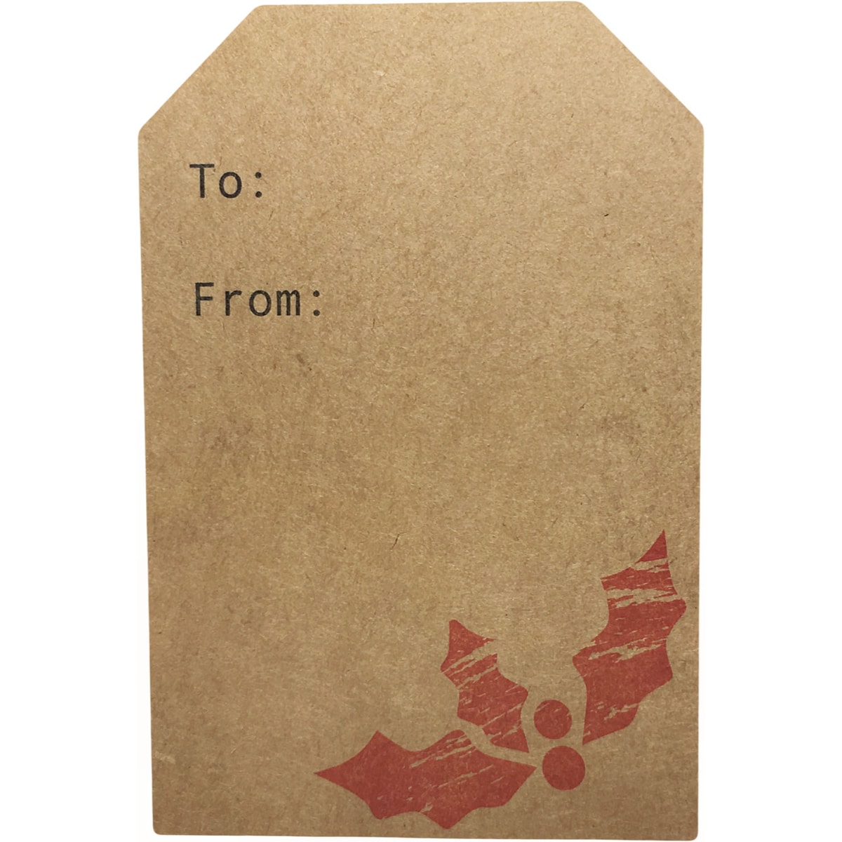 Rustic Christmas Kraft Gift Tags for Gift Wrapping QTY 100