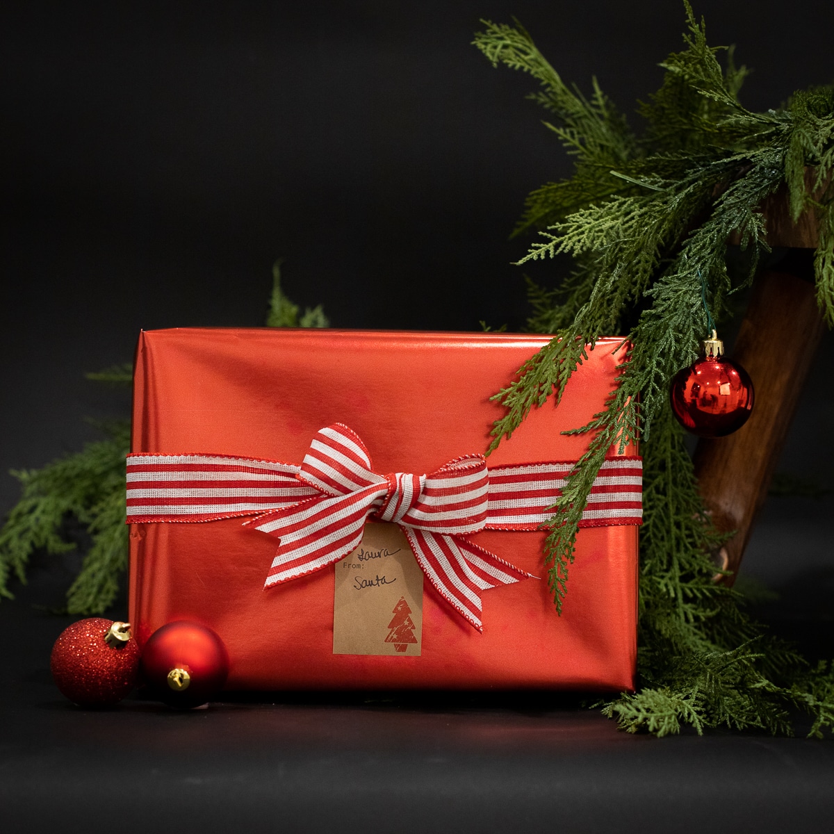 Rustic Christmas Kraft Gift Tags for Gift Wrapping QTY 100