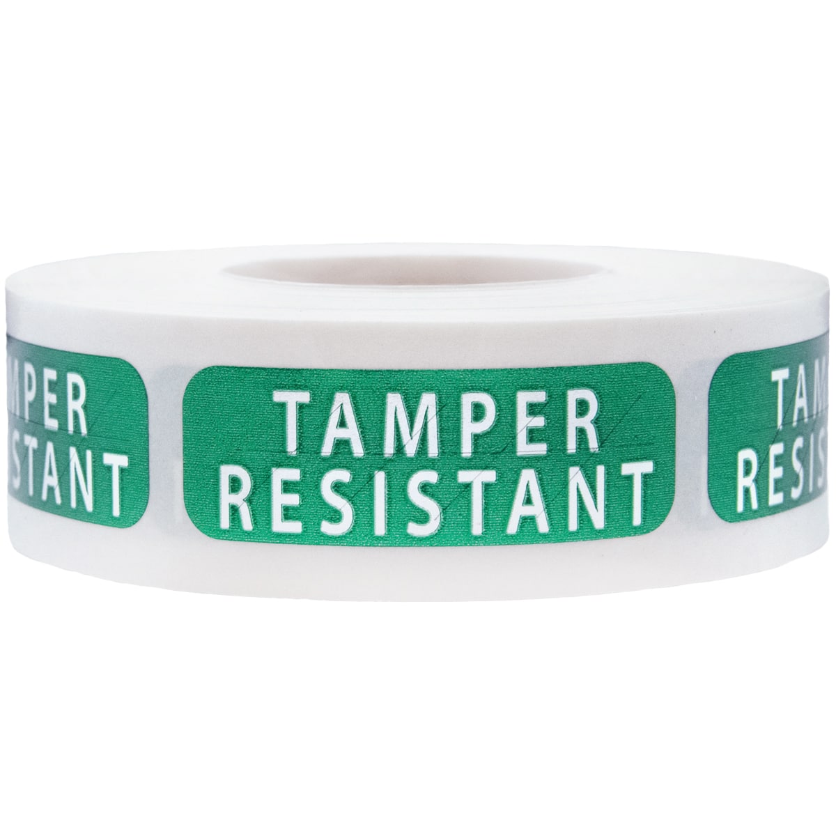 Tamper Resistant Labels | 0.5" x 1.5" - Metallic Green QTY 500 Tamper Resistant Labels | 0.5" x 1.5" - Metallic Green QTY 500