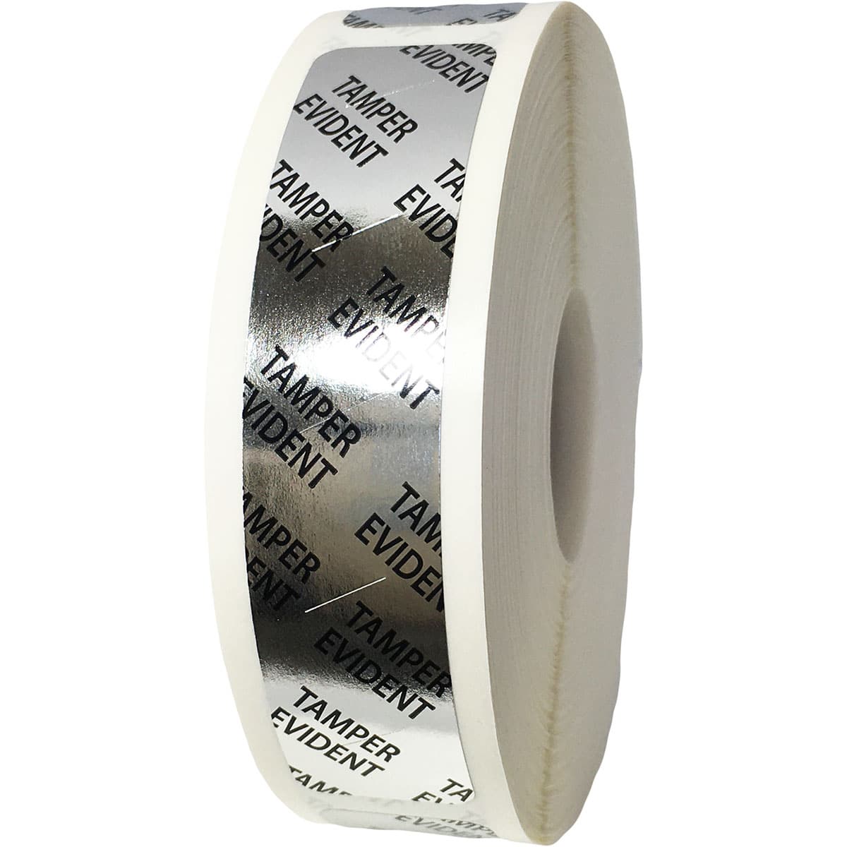 Long Silver Tamper Evident Labels QTY 500