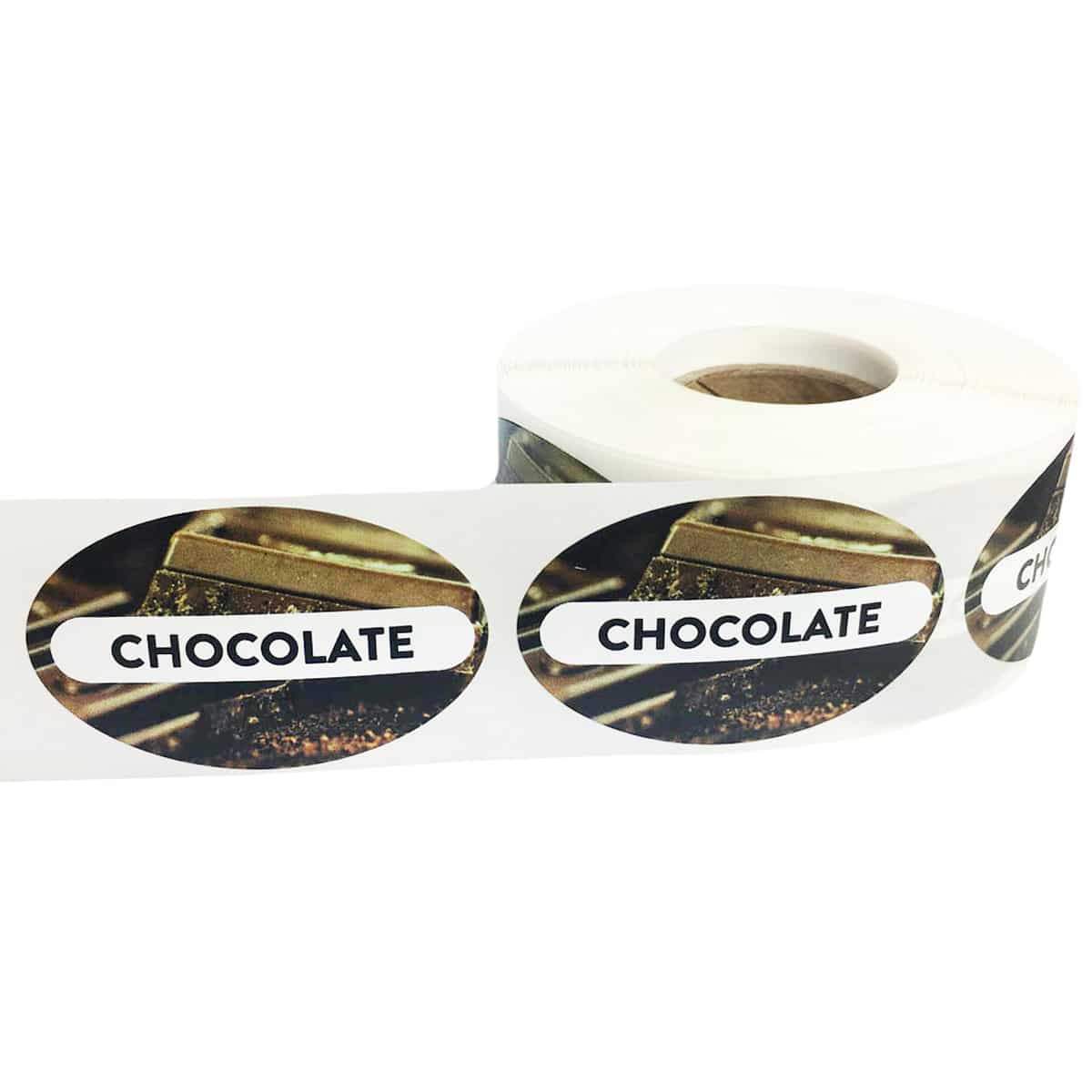 Chocolate Flavor Bakery Labels QTY 500 Chocolate Flavor Bakery Labels QTY 500