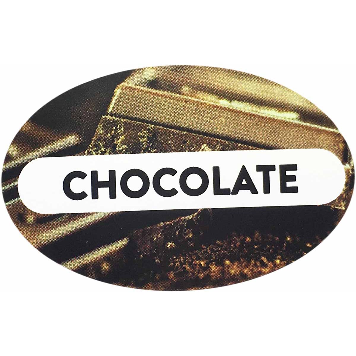 Chocolate Flavor Bakery Labels QTY 500 Chocolate Flavor Bakery Labels QTY 500