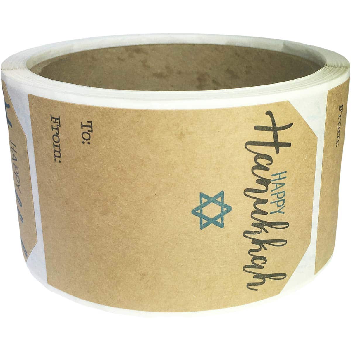 Happy Hanukkah Kraft Gift Tags QTY 100 Happy Hanukkah Kraft Gift Tags QTY 100